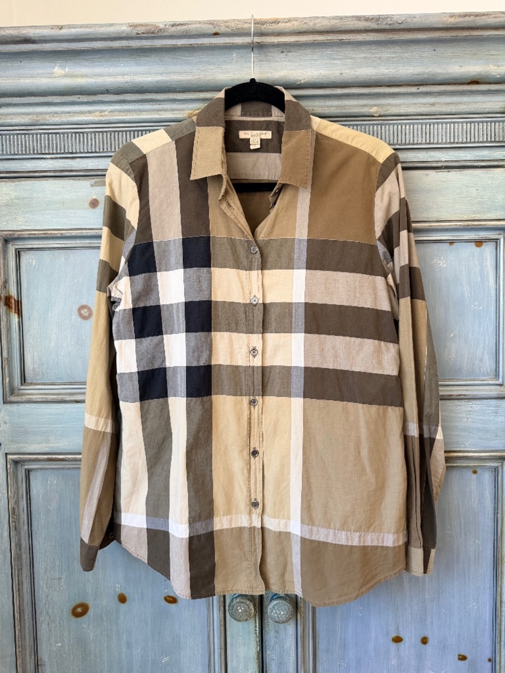 Burberry Brit Slim Fit Nova Check Shirt Size L
